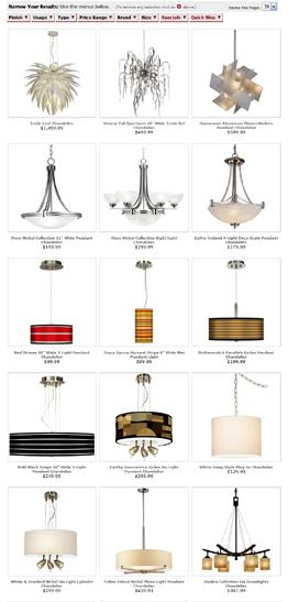 Light Fixture Search Engine