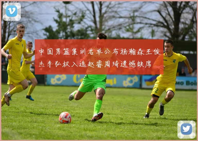 中国男篮集训名单公布杨瀚森王俊杰李弘权入选赵睿周琦遗憾缺席